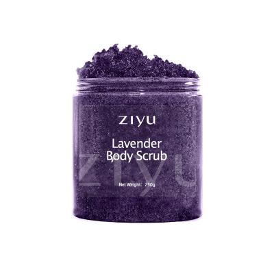 China Exfoliator Moisturizing and Exfoliating Body, Face, Hand, Foot Lavender Whitening Body Scrub for Women Great Gifts for sale