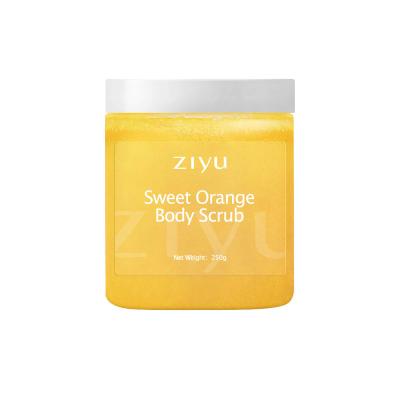 China Exfoliator Moisturizing And Exfoliating Body, Face, Hand, Foot Sweet Orange Organic Body Scrub for sale