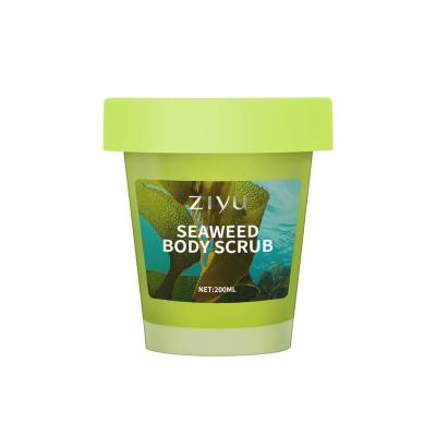 China Exfoliator Organic Natural Exfoliating Moisturizing Nourishing Whitening Exfoliating Seaweed Body Scrub for sale