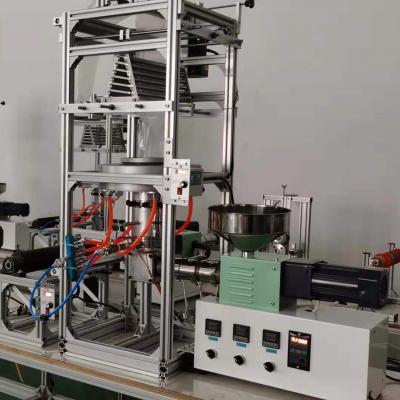 China Bar PE small film machine lab pe bag machine desktop plastic sheet blowing extruder for sale