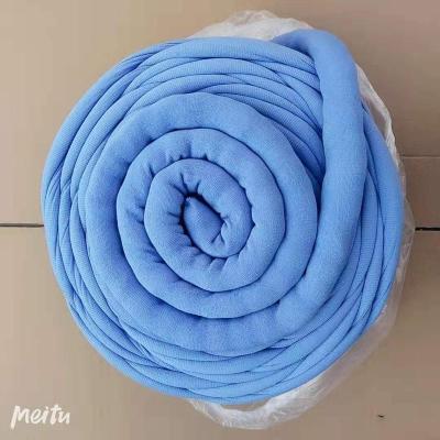 China Knit tubu 3cm 6cm thickness tube braid chunky yarn for blankets for sale