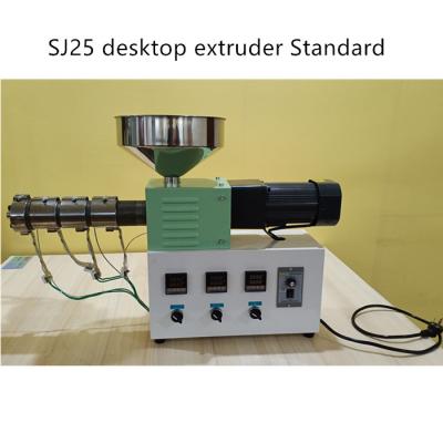 China SJ25 plastic bar extrusion machine singl screw extrusion machine filament extruder mini small desktop extruder for lab for sale