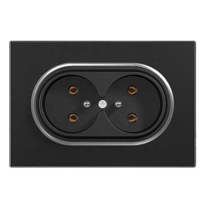 China Songri Smart Wall Socket Black UK Residential / Multipurpose Electric Meter Universal Triple Power Miscellaneous for sale