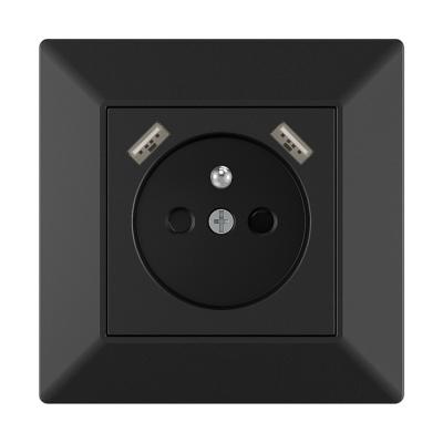 China Household and other similar professional manufacturing application Eu standard French switches wall socket outlets for sale