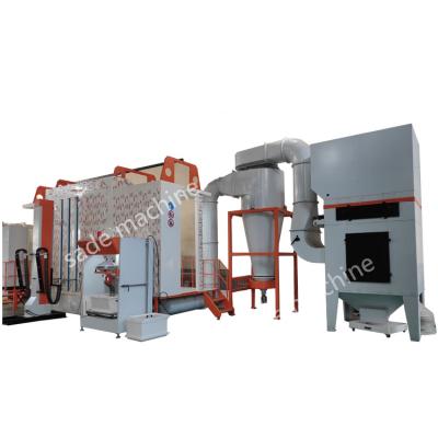 China Building Material Shops Powder Coating Line Semi Automatic Line Spray Coating PVC Powder Coating Line for sale