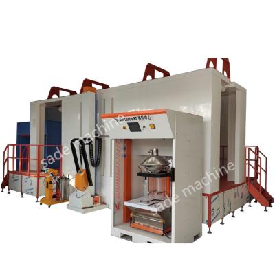 China Factory powder and oven electrostatic paint line large capacity powder coating equipment line for sale