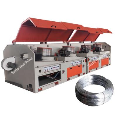 China 6.5mm to 1.6mm Fine Wire Drawing Machine Steel High Speed ​​Straight Line Wire Drawing Process Machine for sale