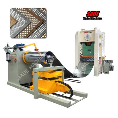 China High Speed ​​Accuracy Press Screen Perforated Metal Mesh Making Machinery Made in China with Good Price for sale