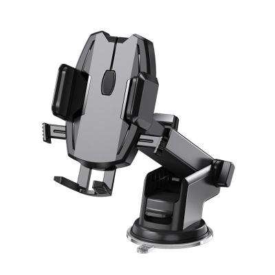 China Adjustable Universal Car Dashboard Phone Stand ABS Material Automatic Clamping Car Amount Mobile Phone Holder for sale