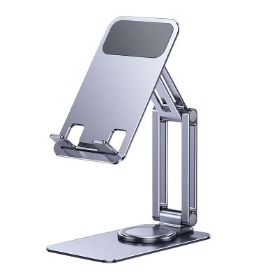 China Adjustable Universal Desk Mobile Phone Holders Accessories 360 Degree Rotating Tablet Aluminum Desktop Phone Holder for sale