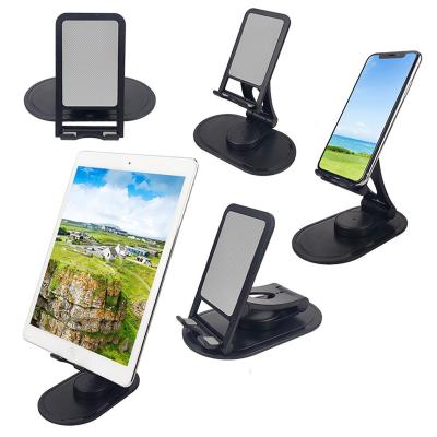 China Adjustable 360 Degree Rotational Desktop Desk Phone Holder For Your Mobile Phone Foldable Desk Holder Stand for sale