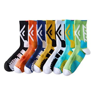 China Anti-Fault Professional Men's Sports Elite Basketball Socks Towel Bottom Cushion Athletic Socks for sale