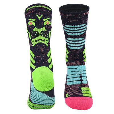 China High Quality Antibacterial Deodorization Basketball Socks With Team Logo Cotton Sports Elite Breathable Socks For Men for sale