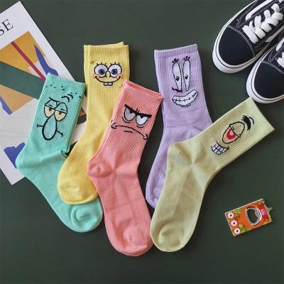 China Hot Sale Funny Cute Funny Cotton Men Ladies Women Ladies Couples Crew Socks Anti-slip Unisex Crew Socks for sale