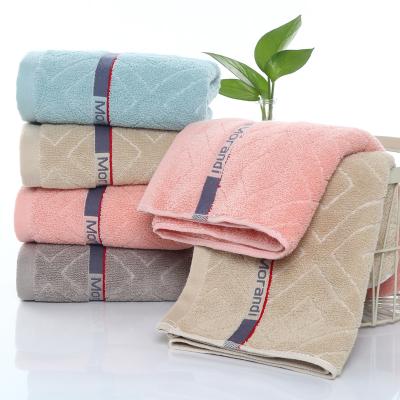 China Sustainable 100% Cotton Towels Hand Face Bath Towels Cheap Price Towel Sets for sale