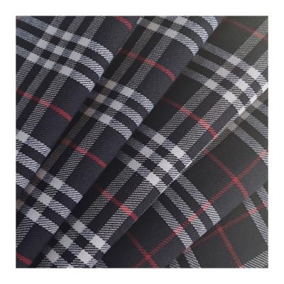 China Good Price Quality Antistatic Stretch Cotton Twill TR Grid Fabric for sale