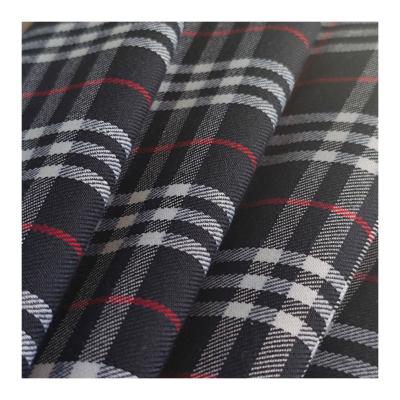 China Grid Pattern China Woven Stretch Linen Antistatic Yarn Dyed Fabric 98% Cotton 2% Spandex Fabric for sale