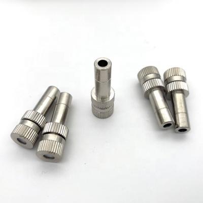 China Disinfection Industry Quick Insert Fine Spray Nozzle Brass Auto Parts for sale