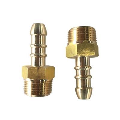 China Material - brass brass, size 3/8 inch BSPT screw thread to 8mm nipple to connect to propane hose for sale