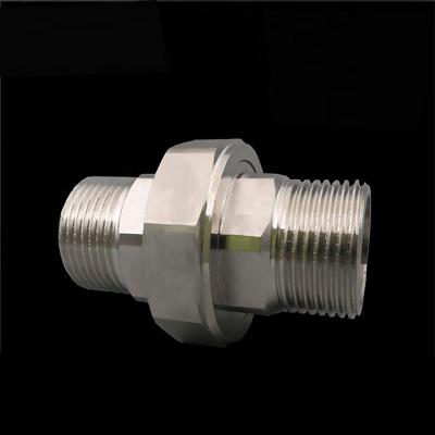 China Watering System Tube Connection BSP Thread Male Hose Connector 60 Degree Cone Stainless Steel Fitting Hydraulic Adapter for sale