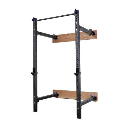 China Commercial Deluxe Gym Equipment Half Power Rack Adjustable Exercise Cage Power Rack for sale