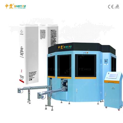 China Auto Servo Control 50Hz Square Plastic Bottle Screen Printing Machine for sale