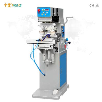 China Máquina de impressão semi auto da almofada de 2 cores de Tray Ink Cup 60W da tinta à venda