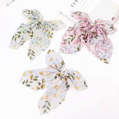 China Flower Chiffon Bowknot Metal Hair Combs Broken Hair Combs Wholesale Fashion Flower Chiffon Bowknot Metal Hair Combs for sale