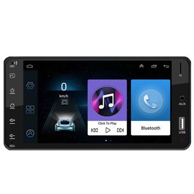 China Universal GPS 2din 7inch Android car mp5 stereo player for Toyota with mirror link, BT for sale