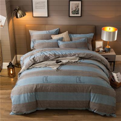 China Hot Selling Comfortable Anti-Static Colors Beautiful For Spring 1800 Series Flat Sheet 100% Polyester Bedding Set for sale