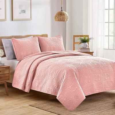 China Beautiful Comfortable Moden Style Bedding Set Nondisposable Color 3-Pece Bedding Set for sale