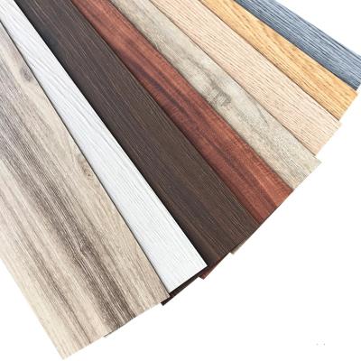 China Modern Indoor Self Adhesive Vinyl Plank Wood Style PVC Flooring Plastic Flooring With Competitive Price Quality for sale