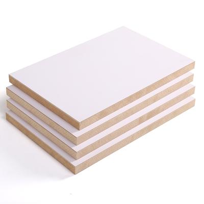 China Wholesale High Quality Moisture Proof 8mm 9mm 18mm Melamine Board Laminated MDF Sheet For Furniture for sale