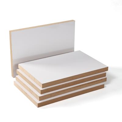 China Wholesale high quality high gloss 12mm melamine moisture proof faced MDF board price from China factory for sale