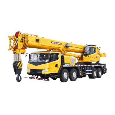 China TRUCK CRANE Chinese top brand 50 ton long boom hydraulic truck crane XCT50-M hot sale in Kenya for sale