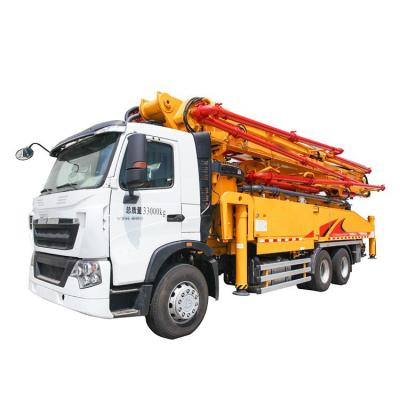 China Brand New Construction Material Stores 52m Boom Truck HB52K Self Propelled Concrete Pump Best Price for sale