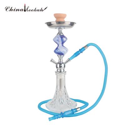 China Current Unique Art Shisha Iron Smoking Cutter and Glass Hookah for sale