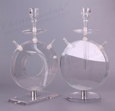 China Acrylic Rotating Round Hookah Shisha Hookah Wholesales for sale