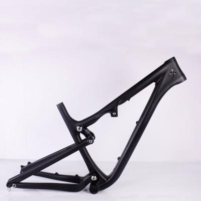 China BB92 16 inch Mountain Bikes Carbon Suspension Frame 27.5er Disc Brake Bicycle Frame for sale