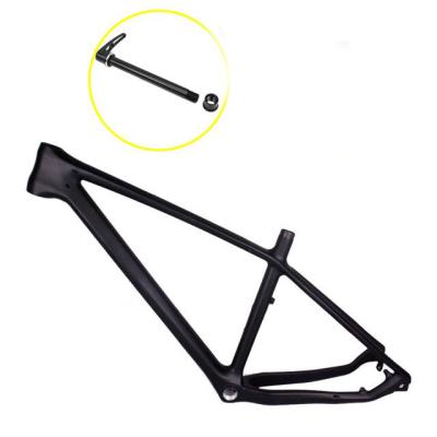 China 650B Mountain Bikes Carbon Bicycle Frame 27.5er Mountain Bike Frame By Exchangeable Axle And Quick Release for sale