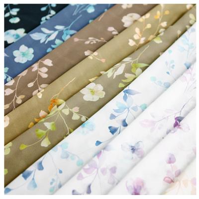 China Sustainable Wholesale Chiffon Fabric With Printed Flowers for sale