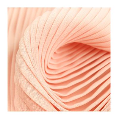 China Viable Hot Sale Pleated Chiffon Fabric for sale