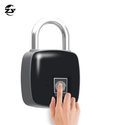 China German Quality Stainless Steel Cerradura Inteligente Anti Theft Protection Lock USB Charging Waterproof Smart Padlock Fingerprint Padlock for sale