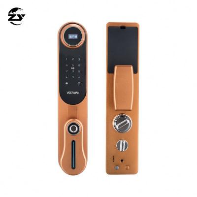 China Zinc Alloy Most Popular Products Home Apartment Amazon Hit Sell Smart Electric Door Lock App Anti Theft Fingerprint Lock for sale