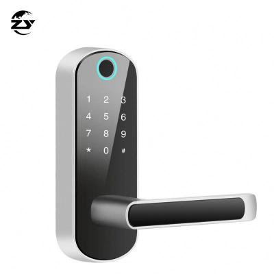 China Wholesale Smart Home Digital Doorbell Card Password Keypad Door Lock Aluminum Alloy China Supplier Biometric Fingerprint Locks for sale