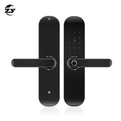 China Apartment 10% off Front Hotel Home Mobile Control Keyless Biometric Electronic Fingerprint Smart Door Lock Ttlock Tuya Wifi Digital for sale