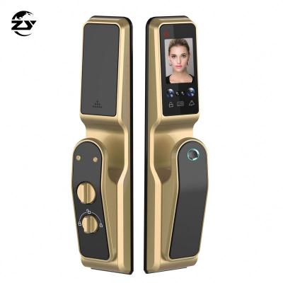 China Extremely Safe Touch Palm Vein No Scan Access Door Fingerprint Password Smart Door Lock Manager with Camera Face Recognition for sale