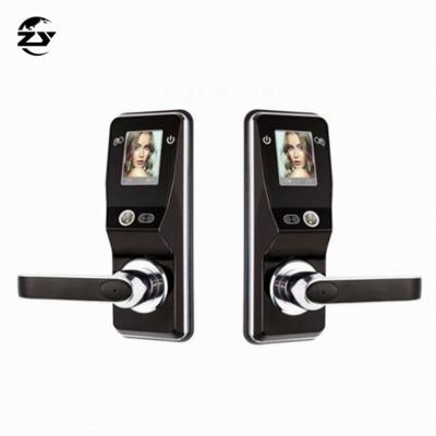 China No Face Recognition Door Lock Low MOQ Logo Intelligent Digital Code Card Door Contact Custom Key Lock Smart Fingerprint for sale