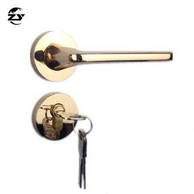 China Household Door Locks Factory Directly USA Good Quality Market Flush Wooden Main Door Lock Set Door Lock Set Zinc Alloy Door Handle Set Lock for sale