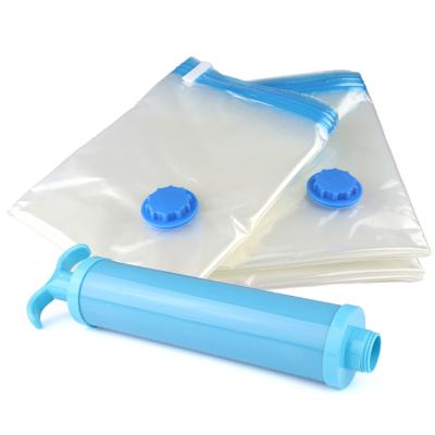 China High Quality Folding Vacuum Zip Lock Bags Packaging For Clothes Storage Sealed Vacuum Storage Bag for sale